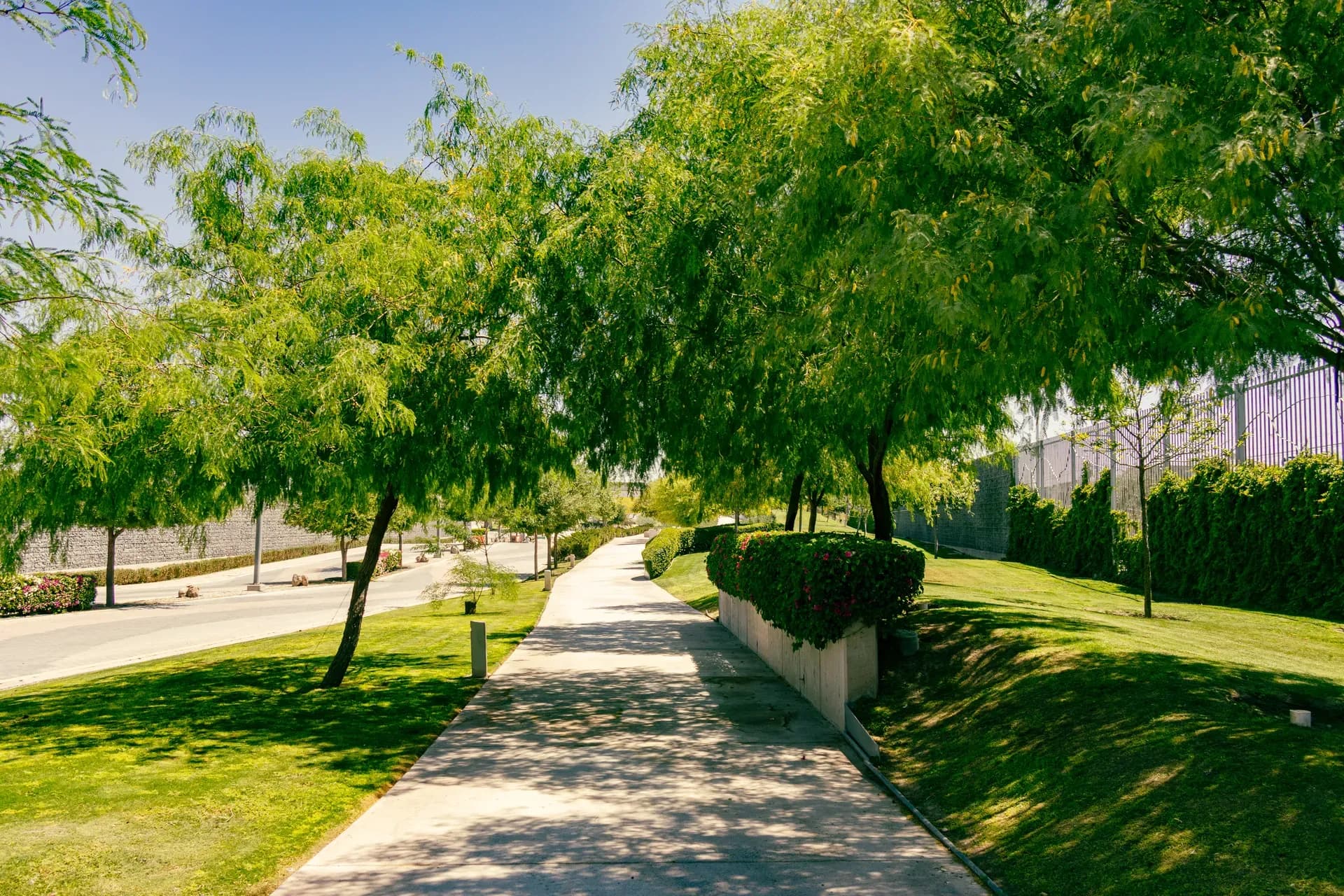 Gardens and green areas